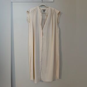 H&M Cream Sleeveless Maxi Dress